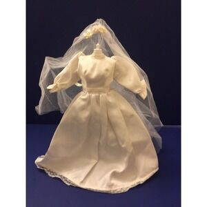 Vintage Barbie Doll Wedding Dress‎ Veil